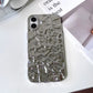 Stylish Metal Color Silver Meteorite Texture Case For iPhone 16 Pro Max 15 14 13 12 11 16 plus Soft TPU Anti-knock Cover