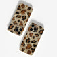 Vintage Glitter Leopard Print Phone Case For IPhone 16 15 13 12 11 Pro Max 14 Plus Dream Shell Leopard Marble Texture Hard Cover - Caseverse