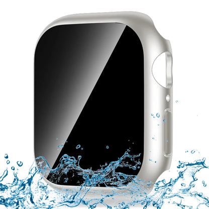 Privacy Tempered Glass+Case For Apple Watch Cover 45mm 41mm 44mm 40mm Anti-Peeping Screen Protector For iWatch 9 8 7 6 5 4 SE