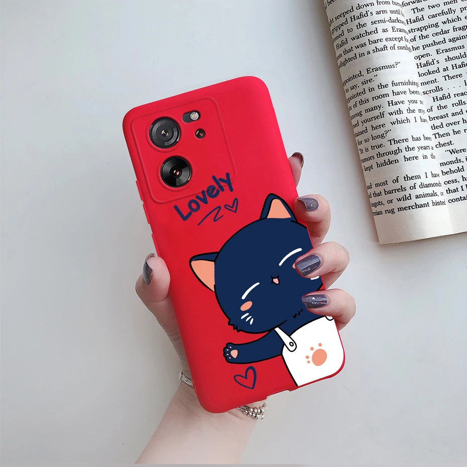 For Xiaomi 13T Pro Case Fashion Marble Astronaut Silicone Phone Cases For Xiaomi Mi 13T Mi13T 13 T Pro 5G Protection Back Cover - Caseverse