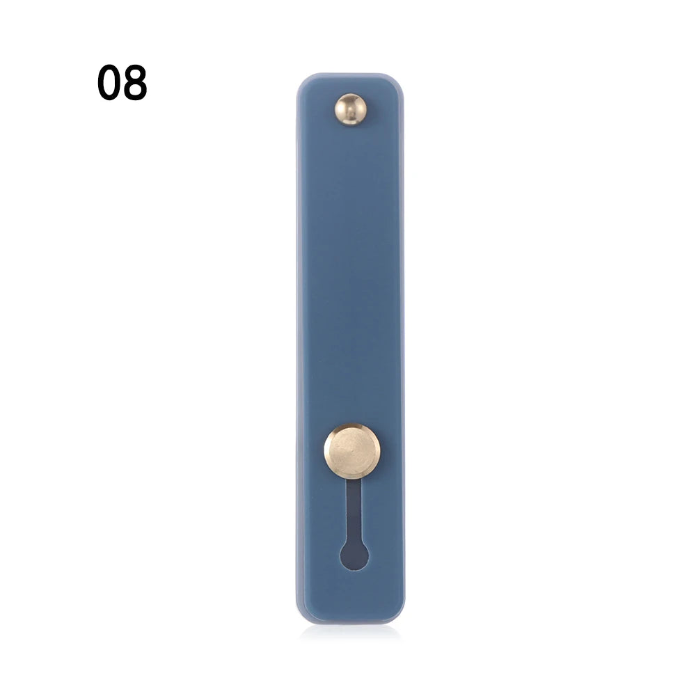 Push Pull Rainbow Phone Grip Silicone Phone Stand Finger Ring Holder Finger Strap Bracket Portable Telescopic Wrist Band - Caseverse