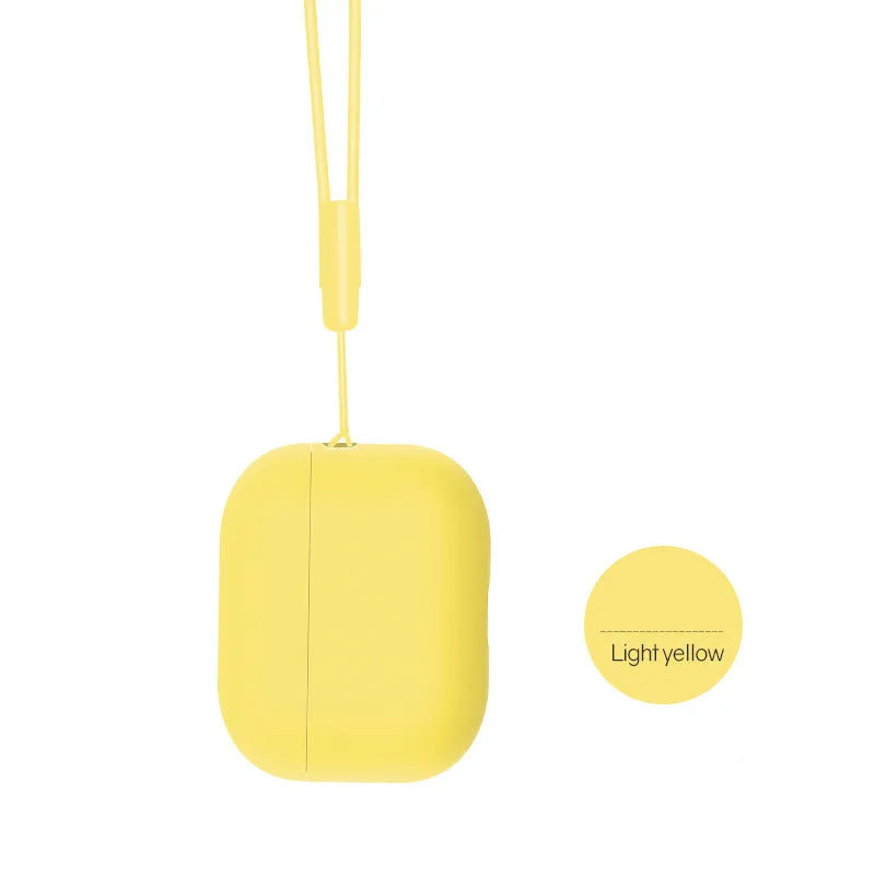 For AirPods Pro 2 2022 Earphone Case with Lanyard Anti-lost Cover [Front LED Visible]  for AirPods Pro 2 Silicone Case