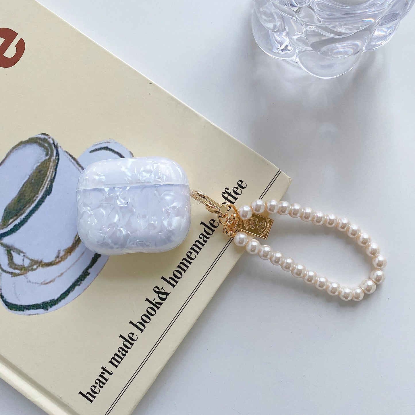 Pearl Earphone Cases For Airpods Pro 2 Leopard Pendant Headphone Protective Cover For Apple Airpod 3 Pro 2 1 3rd Generation Case