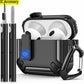 New for AirPods 3rd Gen Case Cover with Cleaner Kit Carbon fiber switch headphone case for Apple AirPods 3 2021 Charging Cases
