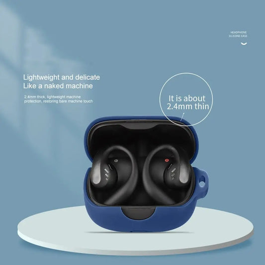 Anti-drop Earbuds Protective Case Washable Dustproof Wireless Earphone Shell Silicone for Anker Soundcore AeroFit Pro