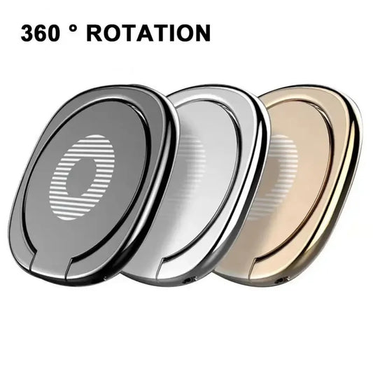 Metal Phone Holder Rotatable Finger Ring Stand Grip Universal Ultra thin Multifunction Desktop Support For Car Magnetic Holder
