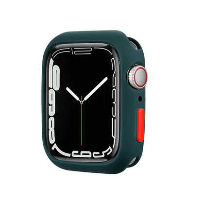 Candy Soft Silicone Case for Apple Watch Cover 9 8 7 6 Se 5 45mm 42mm 38 Protection Iwatch Serie 44mm 40mm 41mm Bumper for women