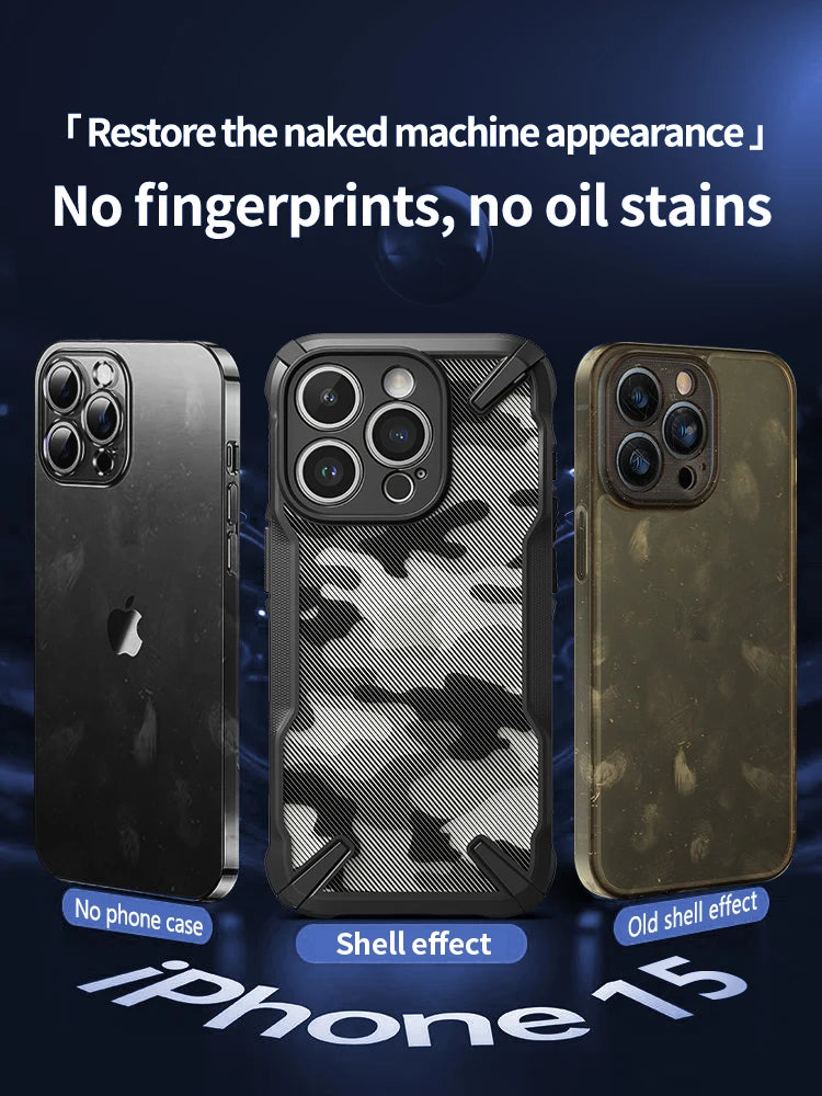 Ringke Case Compatible with iPhone 15 Pro 6.1-Inch, [Military-Grade Protection] Advanced Protection PC + TPU Bumper Phone - Caseverse