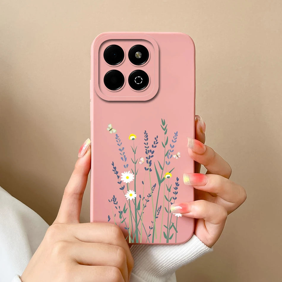 Case For Honor X6B Phone Back Cover Cute Avocado Soft Comfortable Liquid Silicone Camera Protection Anti Drop Bumper Capa Funda - Caseverse