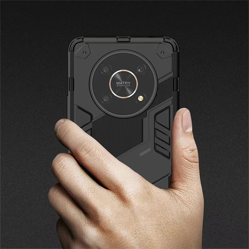 For Honor Magic 4 Lite Case Magnetic Holder Shockproof Armor Phone Cases for Honer Magic4 Lite 5G 4Lite Light 5G Rugged Cover - Caseverse