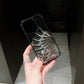 Unique design sense, three-dimensional drip glue fish bone Phone Case For iPhone 11 12 13 14 15 16 pro max - Caseverse