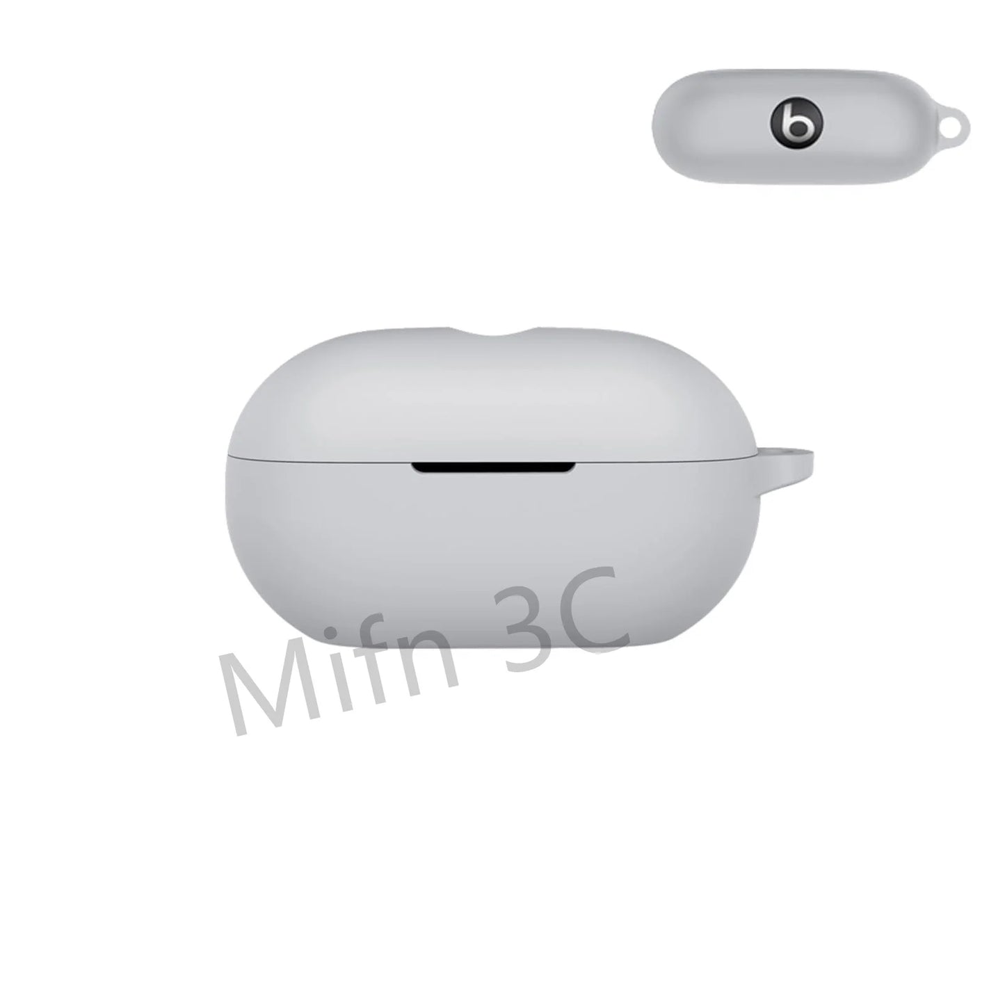 【Logo Visible 】Case for Beats Solo Buds with Keychain Soft Silicone Scratch Resistant Protective Case for Beats Solo Buds 2024