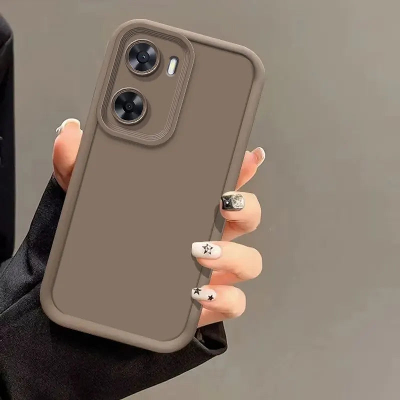 For OPPO A57S A57E A54 A53S Case Full Package Matte Anti Drop Soft Silicone Back Cover For OPPO A38 A36 A32 Bumper Phone Case