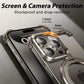 Luxury Magsafe Magnetic Metal Rimless Stand Phone Case For iPhone 16 15 14 13 Pro Max Plus Aluminum Alloy Shockproof Metal Cover