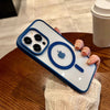 For Magsafe Magnetic Wireless Charging Phone Case For Samsung Galaxy S24 Ultra S23 S22 S24 FE S23 Plus Cases Acrylic Matte Cover - Caseverse