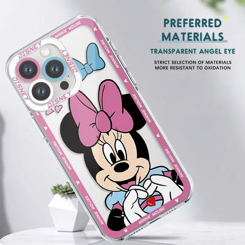 Disney Mickey Minnie Mouse- Phone Case for Motolora Moto Edge 40 5G G32 G72 G73 G71 G52 G22 Soft Cover - Caseverse