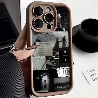 Soft Candy Liquid Silicone Phone Case For iPhone 14 15 16 Shockproof Cover