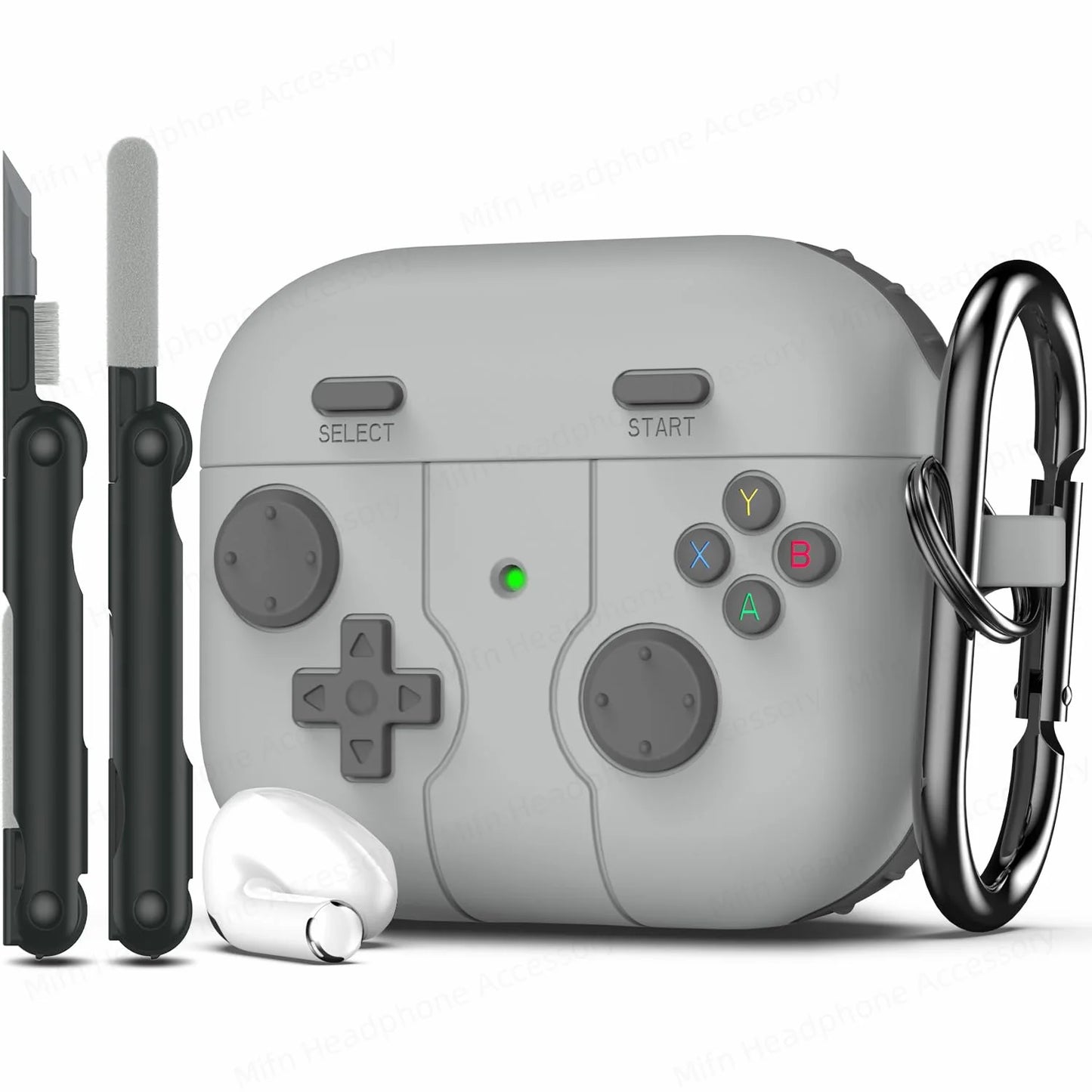 for AirPods 3rd generation charging case With cleaning kits for apple airpods airpod 3 silicone case 3D Game controller