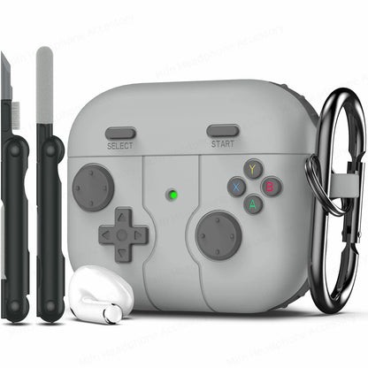 for AirPods 3rd generation charging case With cleaning kits for apple airpods airpod 3 silicone case 3D Game controller