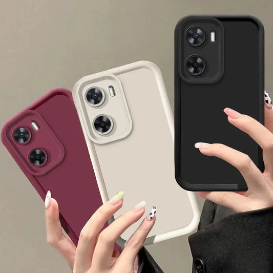 For OPPO A57S A57E A54 A53S Case Full Package Matte Anti Drop Soft Silicone Back Cover For OPPO A38 A36 A32 Bumper Phone Case - Caseverse
