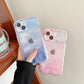 Super Shockproof Gradient Marble Bumper Phone Case For iPhone 14 11 12 13 15 Pro XS Max X XR Clear Soft Silicone Back Cover Case - Caseverse