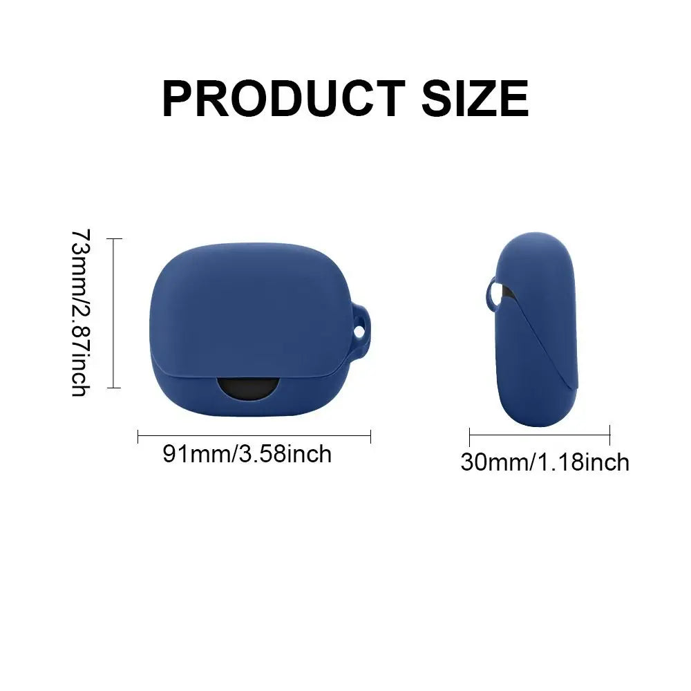 Anti-drop Earbuds Protective Case Washable Dustproof Wireless Earphone Shell Silicone for Anker Soundcore AeroFit Pro