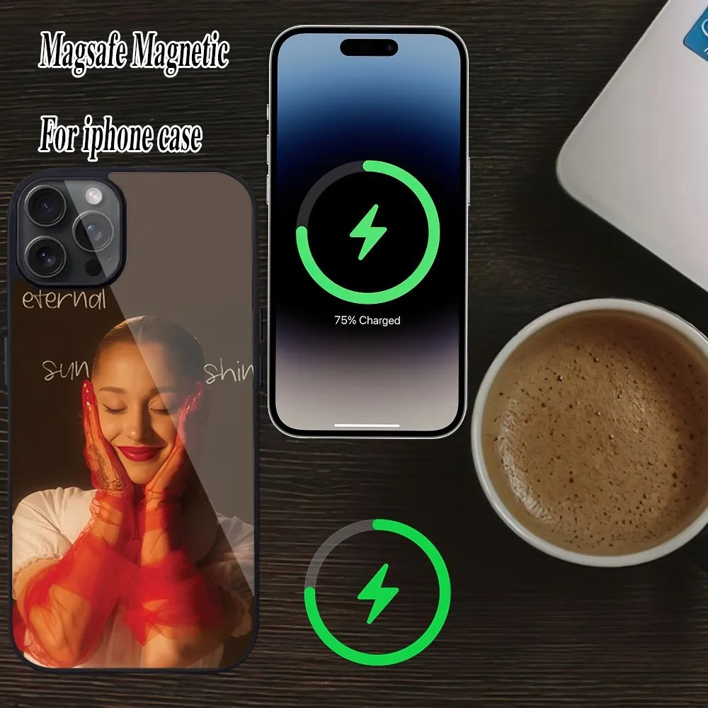 Ariana Grande Eternal Sunshine Phone Case For iPhone Magesafe Magnetic  15 Pro 11 Mini 12 13 14 Max Plus Shell - Caseverse