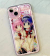 Y2k Hip Hop Girls Print Phone Case For Iphone16 15 7 8 Plus 14 13Pro Case Japanese Harajuku Stylish For Iphone X Xr Xs Max Cover - Caseverse