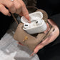 Mini Leather Fashion Bag For Airpods 4 3 2 Pro 2 Galaxy Buds 3/ 3Pro/ Buds FE 2Pro  Headphone Case Can Hold Other Small items