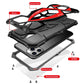 Luphie Rugged Phone Case Military Grade Armor Shell For iPhone 15 14 13 Pro Max Shockproof Metal Fundas - Caseverse