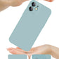 Luxury Liquid Silicone Shockproof Case for iPhone 14 15 Plus X XS XR Max Mini Back Soft Cover - Caseverse