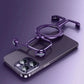 Metal Frame Magsafe Phone Case for iPhone 16 15 14 13 Pro Max Wireless Charging Aluminum Alloy Frameless Holder Shockproof Cover