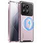 Aluminum Alloy Metal Phone Case For Xiaomi 14pro Xiaomi 13T Pro Aromatherapy Magnetic Magic Shield Anti-fall Protective Case