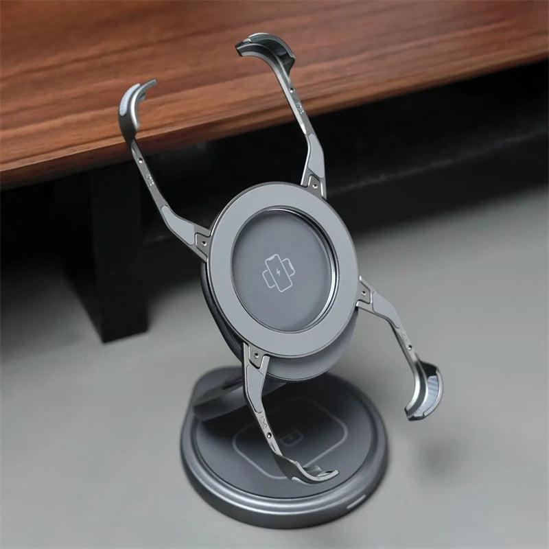 Metal Frameless Magsafe Magnetic Holder Phone Case For iPhone 16 15 14 13 Pro Max 16promax Aluminum Alloy Frame Shockproof Cover