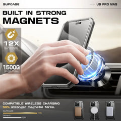 For iPhone 16 Pro Max Case 6.9“ 2024 SUPCASE UB Pro Mag Full Body Rugged Phone Case with Built-in Screen Protector Belt-Clip