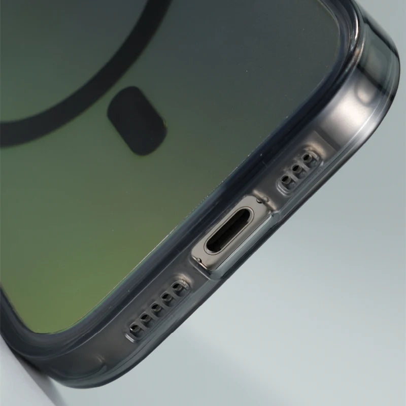 Metal Lens Kickstand Laser MagSafe Phone Case For iPhone 16 16pro max 14 15 Pro 13 12 Magnetic Wireless Charging Hard PC Cover