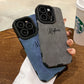 Personalized Luxury Leather Lambskin Shockproof Case For iPhone 16 15 14 13 12 11 Pro Max Customized Name DIY Cover 15 Pro Max - Caseverse