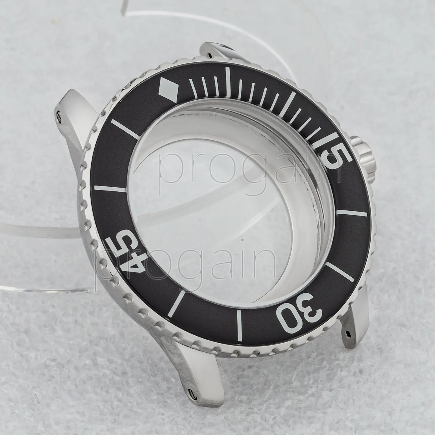 45mm Watch Case 10ATM Waterproof Stainless Steel for Fifty Fathoms Watch Case fit NH35 Movement NH35 Stainless Steel Case
