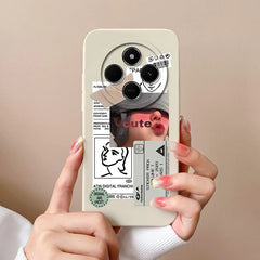 For Redmi 14C Phone Case Cartoon Astronaut Full Coverage Anti Drop Funda For Xiaomi Redmi 14 C Soft Liquid Silicone Bumper Capa