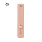 Push Pull Rainbow Phone Grip Silicone Phone Stand Finger Ring Holder Finger Strap Bracket Portable Telescopic Wrist Band - Caseverse