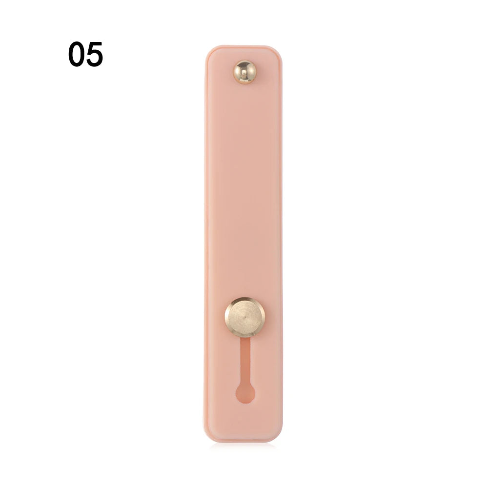 Push Pull Rainbow Phone Grip Silicone Phone Stand Finger Ring Holder Finger Strap Bracket Portable Telescopic Wrist Band - Caseverse