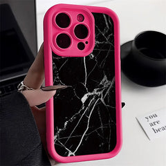 Soft Silicone Phone Case For iPhone 13 Case iPhone 15 14 Pro 11 12 16 13 Pro Max XR XS 7 8 Plus SE Fashion Marble Pattern Cover
