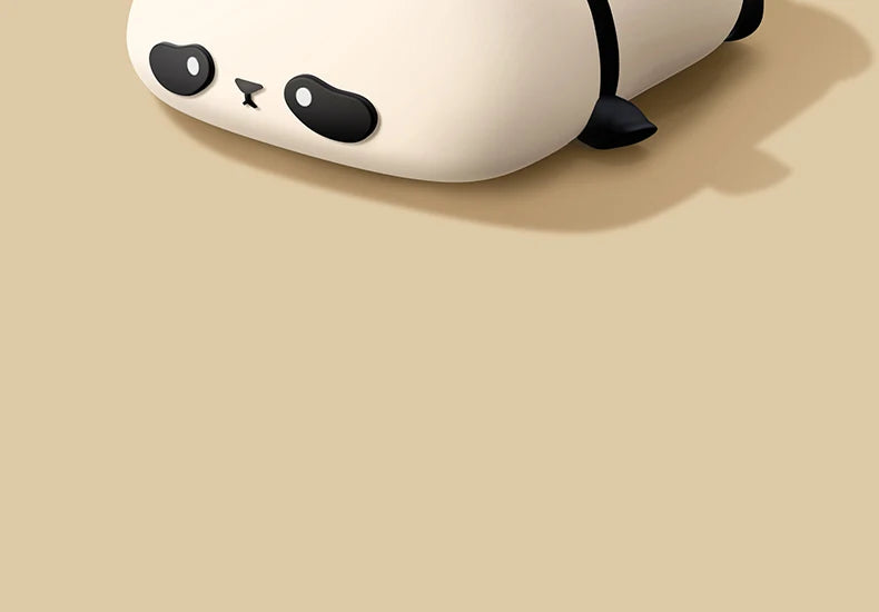 Cute Lying Panda Headphone Case For AirPods 4 (2024) Airpod Pro 1 2 3 Bluetooth Earbuds Charging Box Protective Earphone Cover