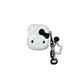 Cute Pink Hello KT Cat Cover for AirPods 4 Cartoon Earphone Case for Airpods Pro2 Pro 3 2 1 Protective Cover with Keychain