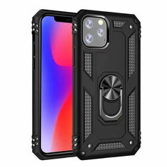 Armor Shockproof Case for iPhone 16 15 14 Plus 13 12 11 Pro Max Magentic Ring Finger Holder Military Grade Case for iPhone Cover