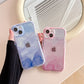 Super Shockproof Gradient Marble Bumper Phone Case For iPhone 14 11 12 13 15 Pro XS Max X XR Clear Soft Silicone Back Cover Case - Caseverse