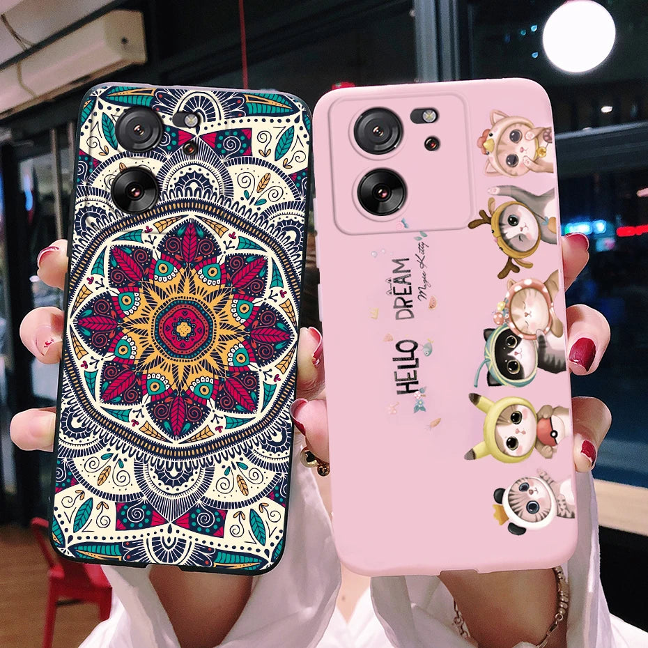 For Xiaomi 13T Pro Case Fashion Marble Astronaut Silicone Phone Cases For Xiaomi Mi 13T Mi13T 13 T Pro 5G Protection Back Cover - Caseverse
