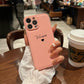 Personalized Customized Name Heart Phone Case for iPhone 16 15 14 13 Pro Max 12 11 X XS XR Design Leather Protective Back Cover - Caseverse