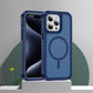 Matte Anti-slip Rugged Armor magnetic phone case for iPhone 15 14 13 12 11 Pro Max magsafe charging shockproof Hybrid hard cover - Caseverse