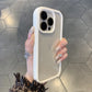 Matte Titanium gray rugged silicone case for iPhone 16 15 14 13 12 11 Pro Max thicken shockproof transparent hard phone cover - Caseverse